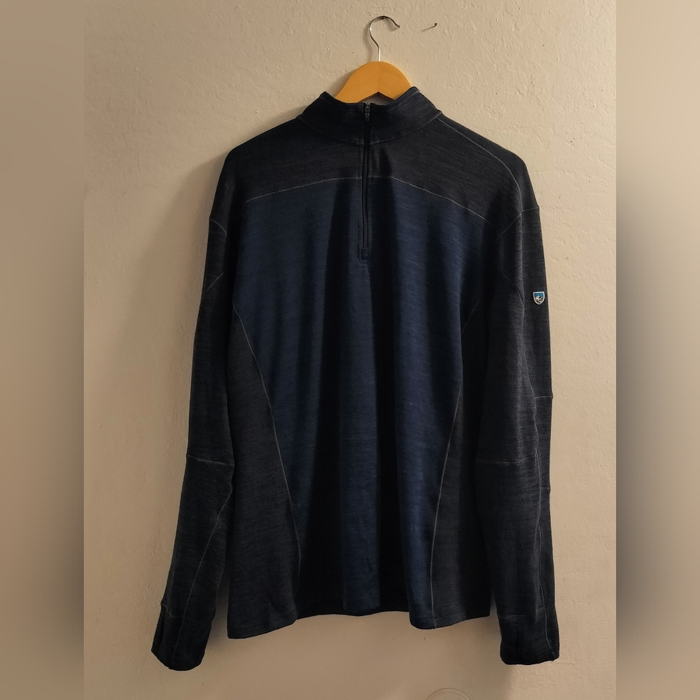 Kuhl Black and Navy Pullover Size XXL